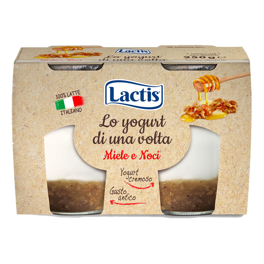 Yogurt di una volta miele e noci Lactis