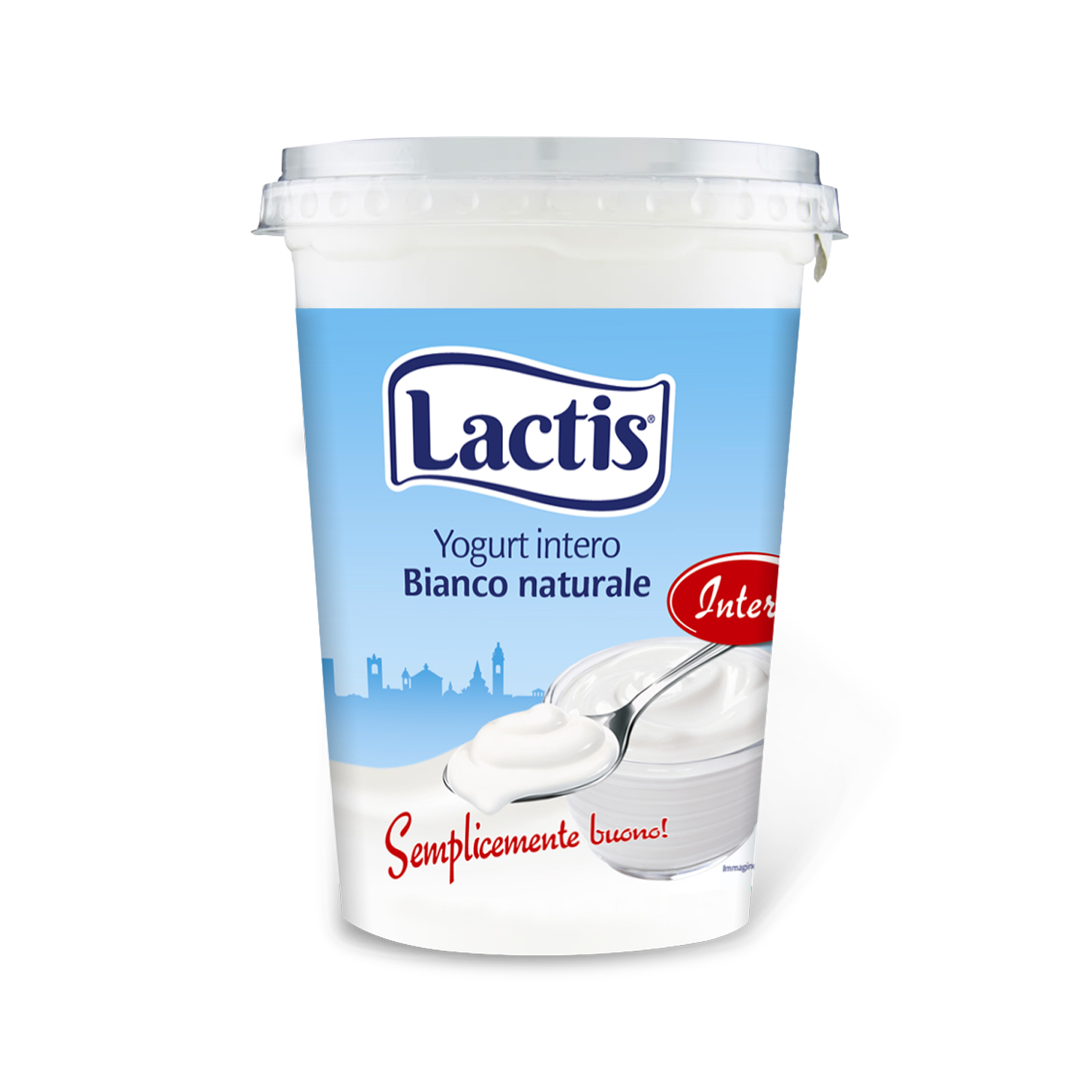 Yogurt Bianco intero 500gr - Lactis