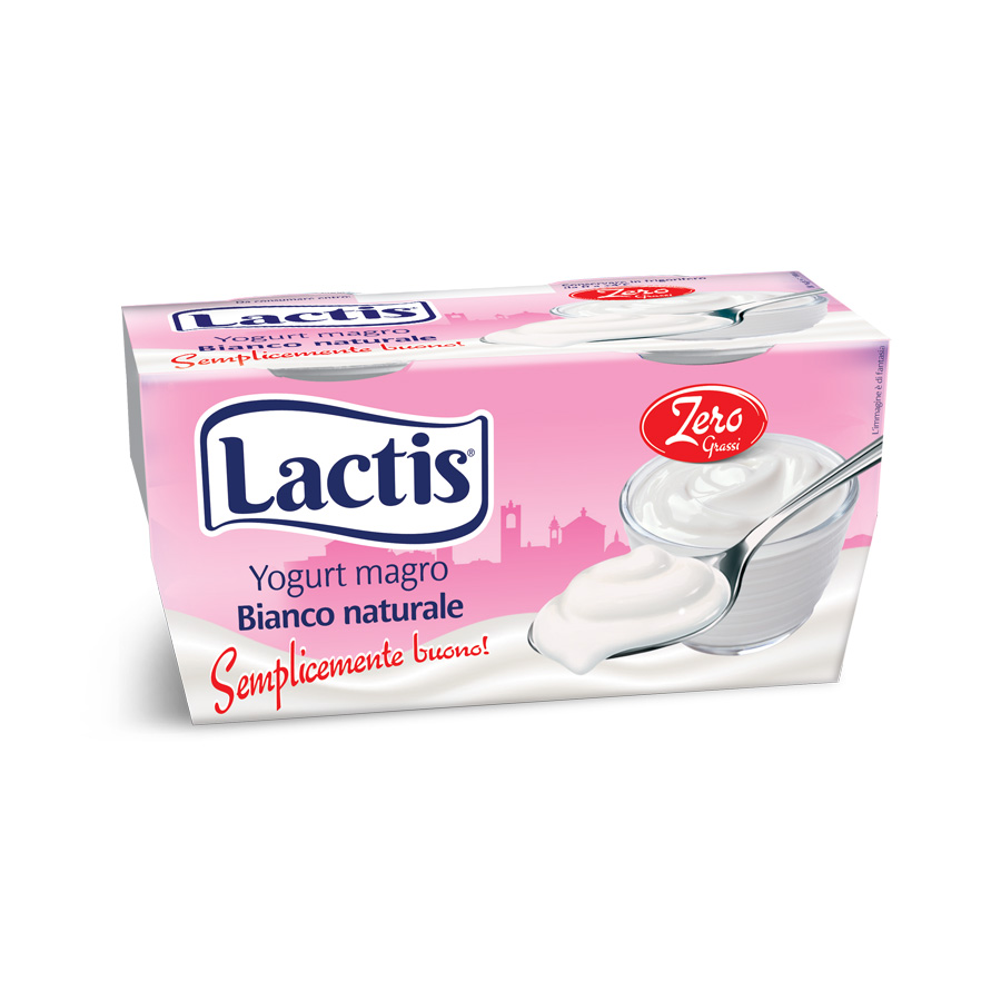 Yogurt magro bianco 2x115gr - Lactis