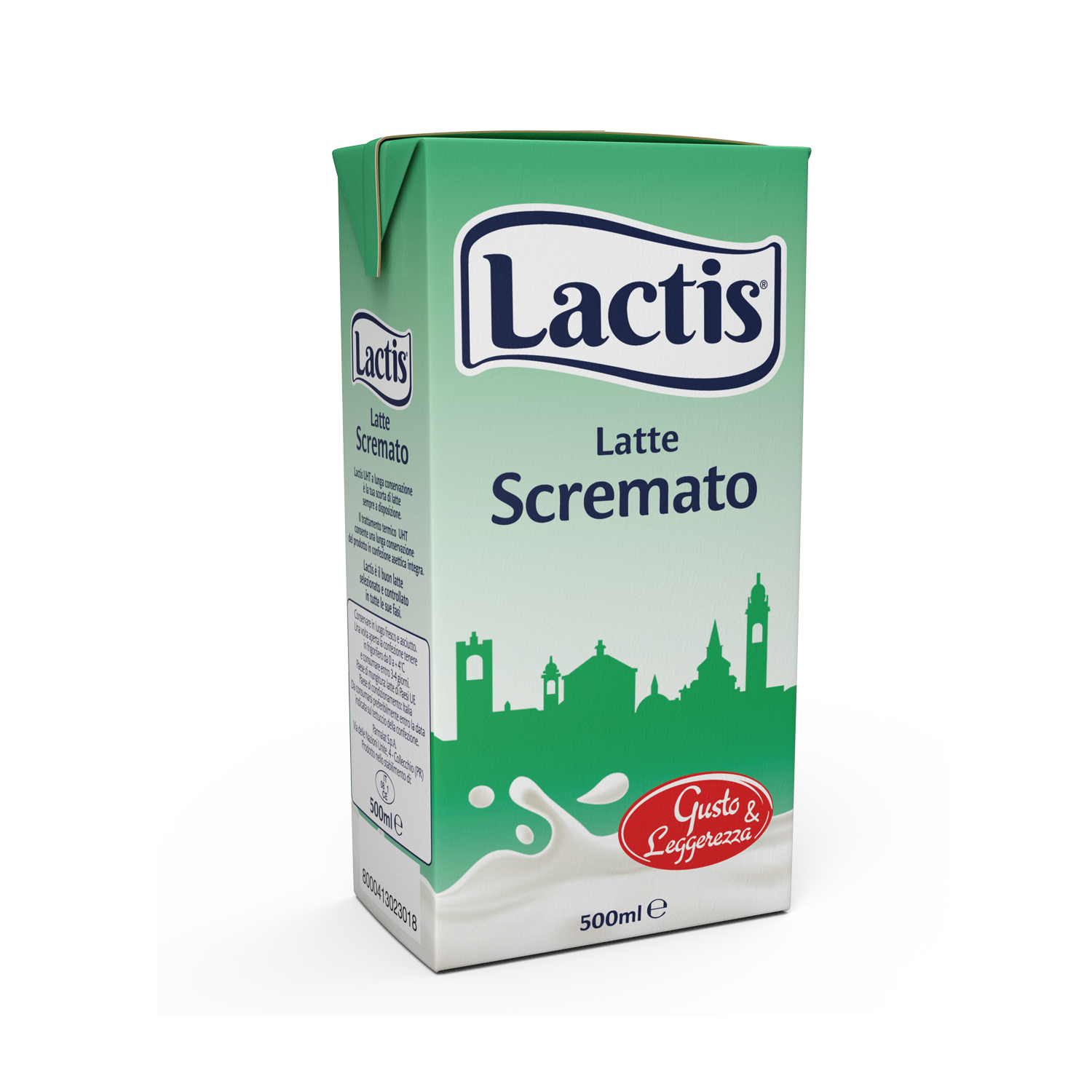 Latte UHT scremato 500ml - Lactis